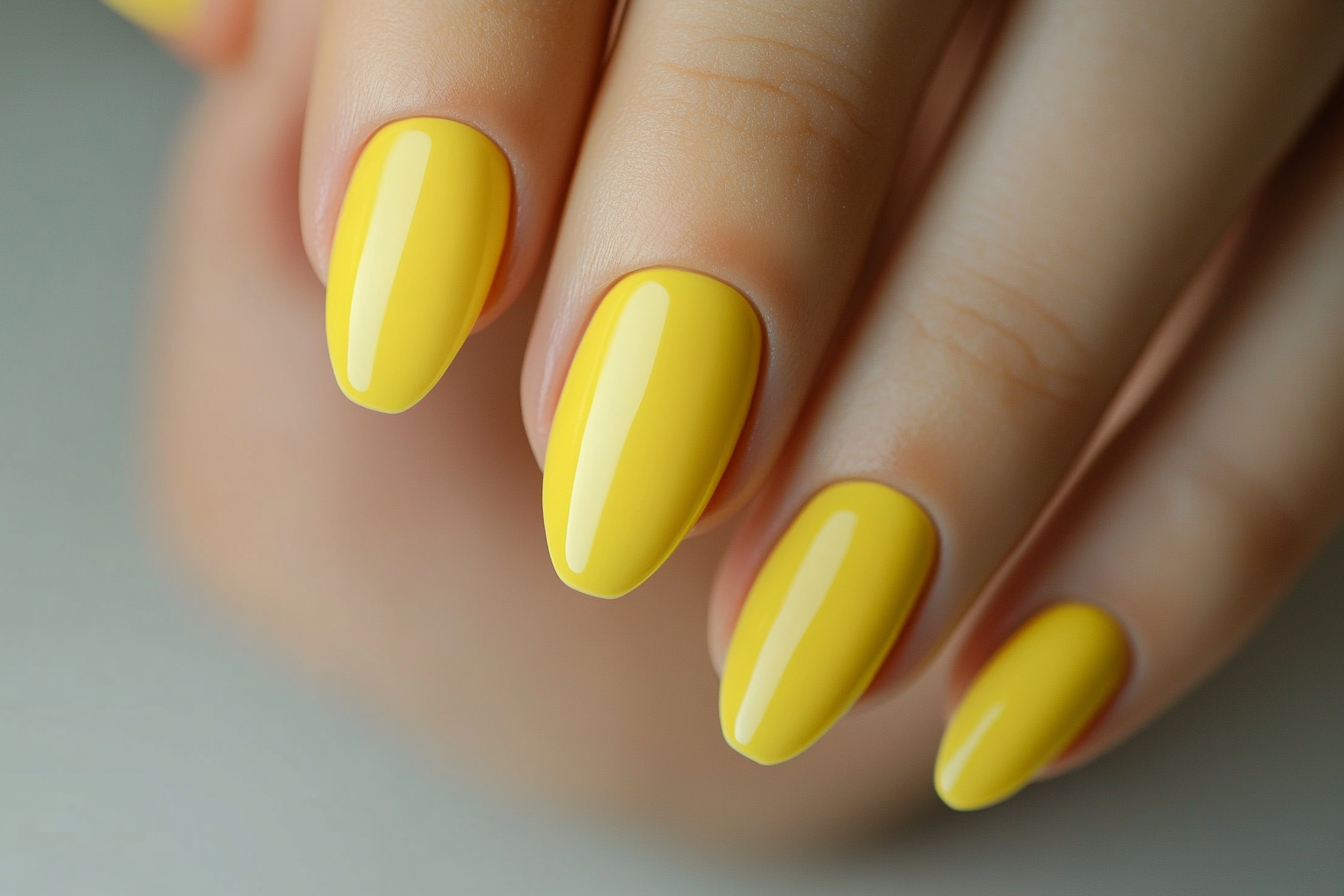 couleur vernis jaune poussin