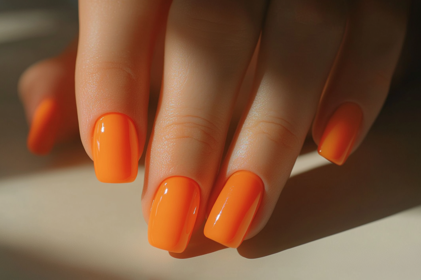 couleur vernis orange