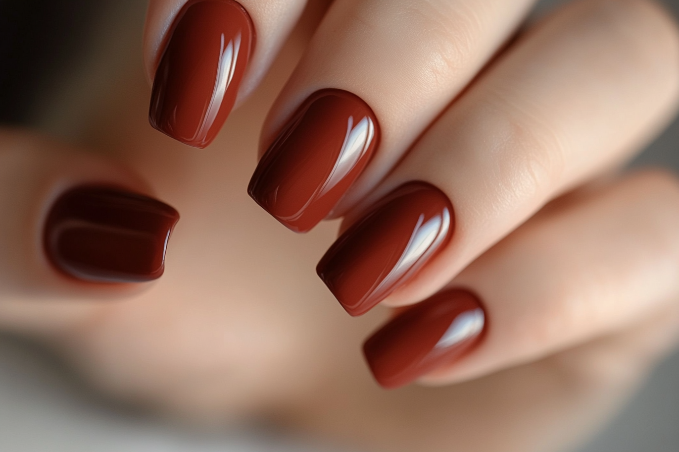 couleur vernis rouge brique