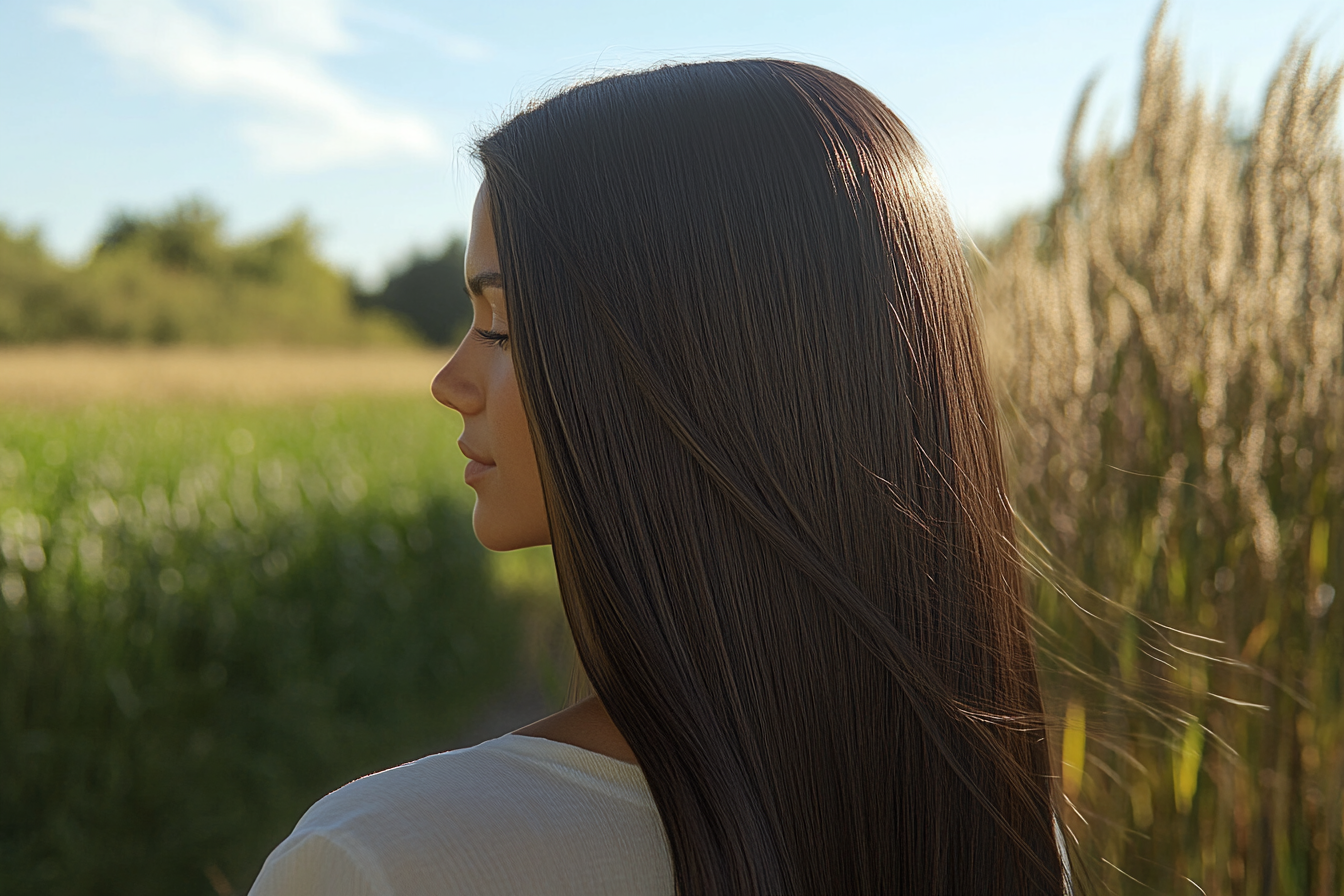 cheveux raides