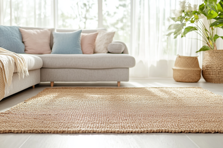 nettoyer tapis jute