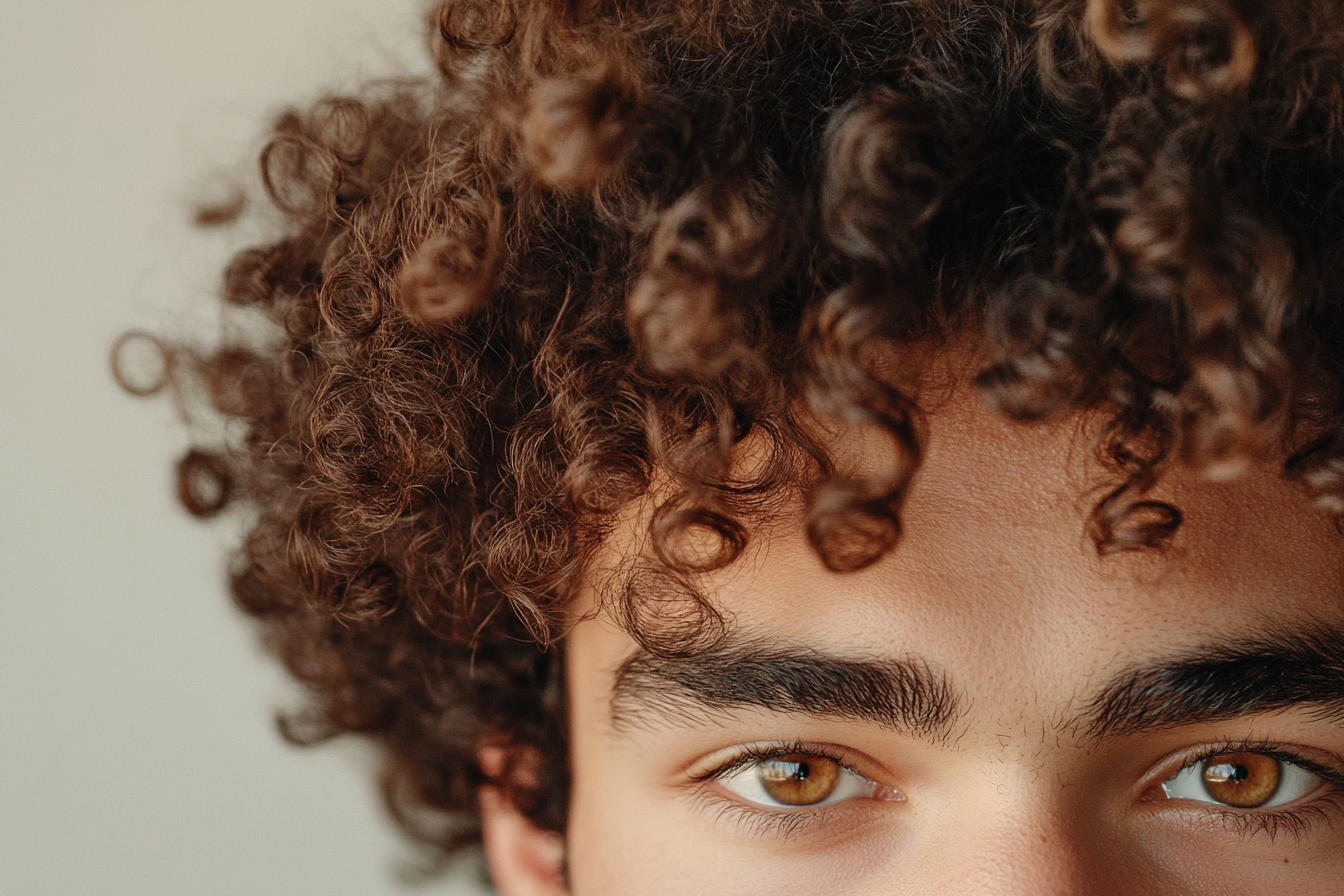 coiffure cheveux bouclés homme