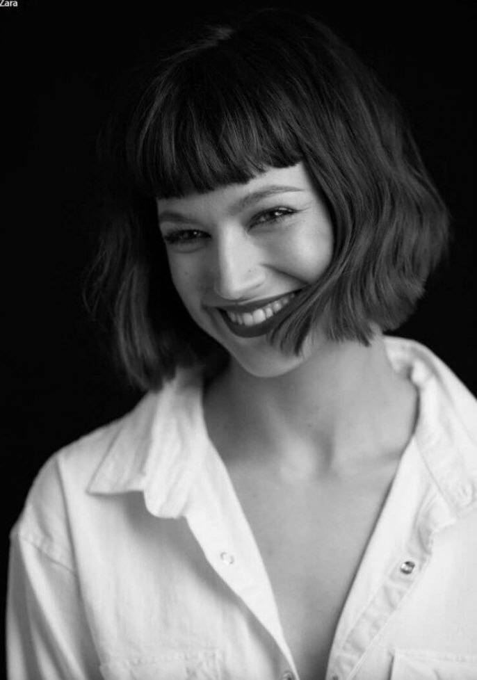 une coupe courte tendance