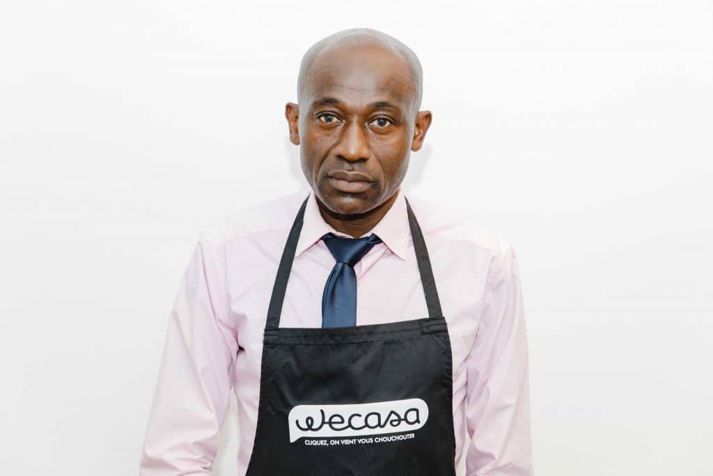 Portrait Enoch homme de ménage Wecasa