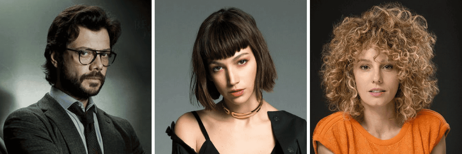 personnages de la série Casa de papel