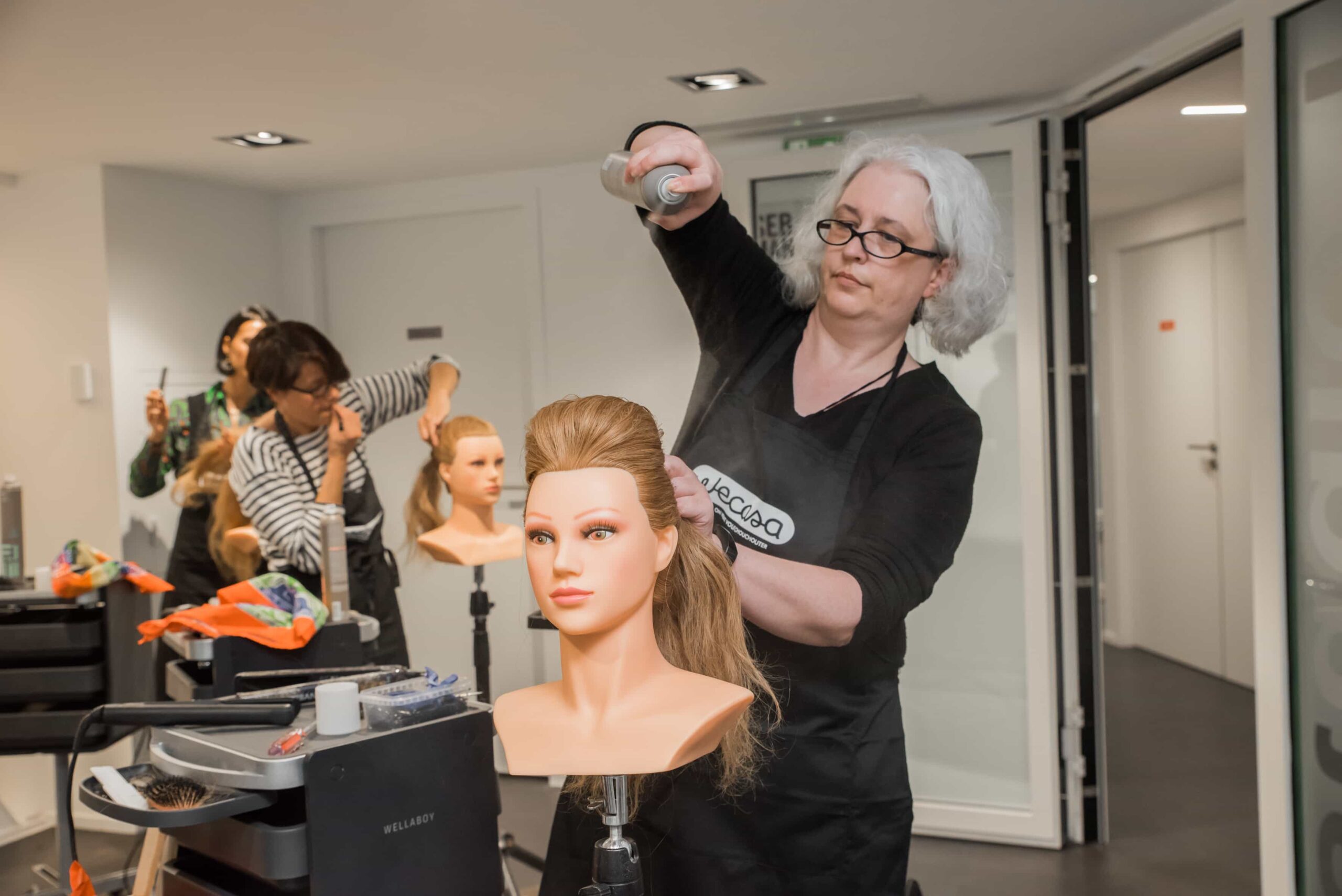 realisation coiffure floue