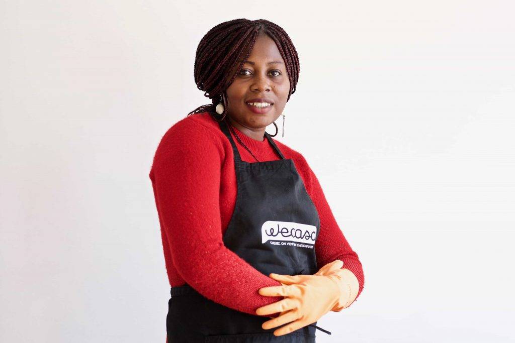 portrait femme de ménage