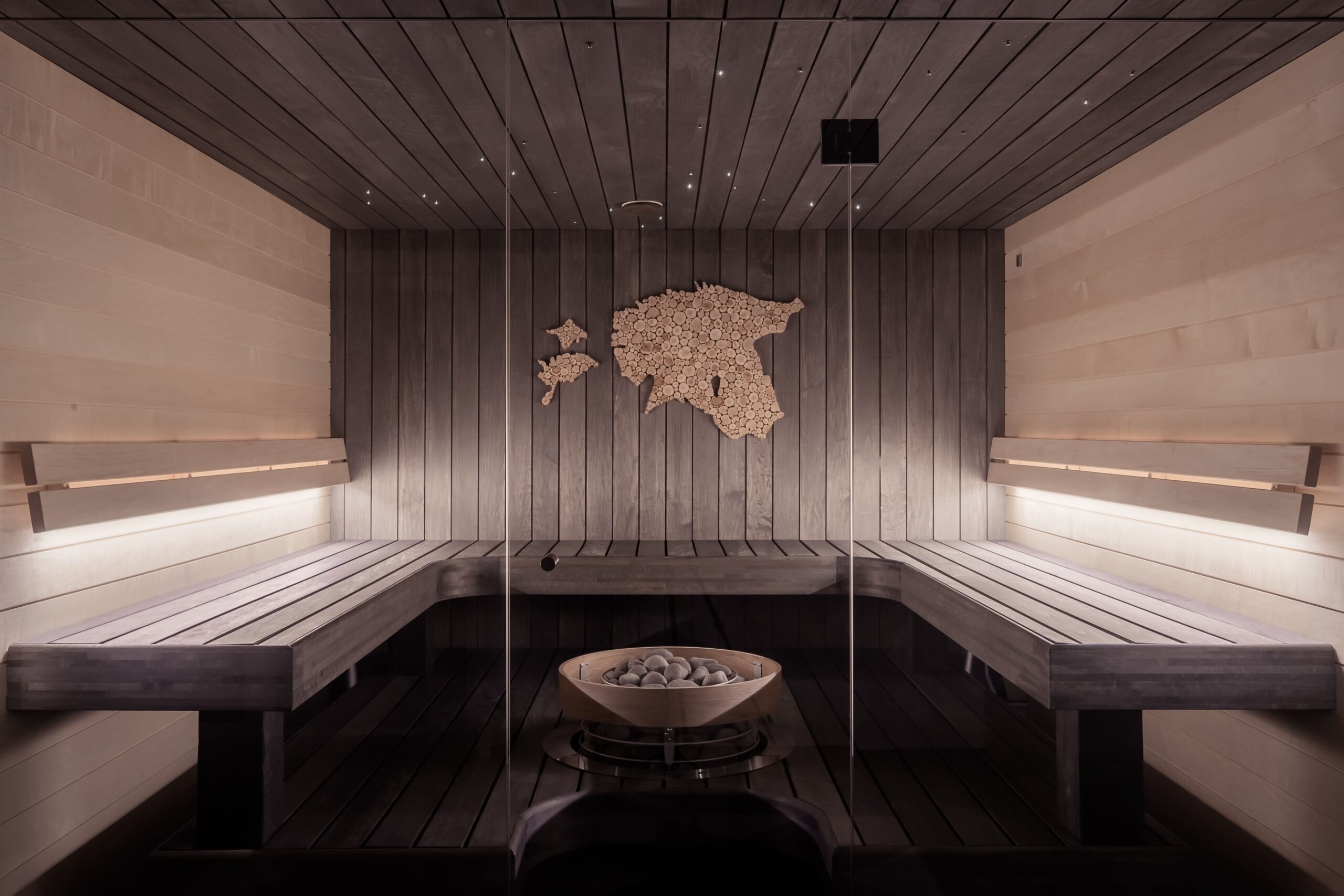 Sauna dans un SPA