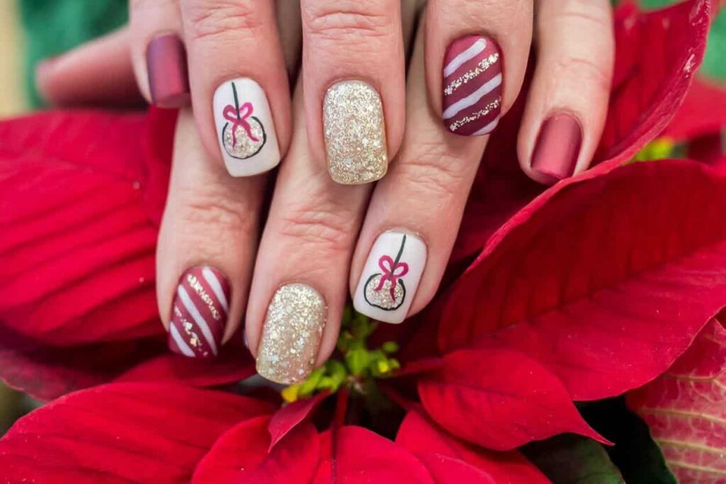 nail art spécial noël