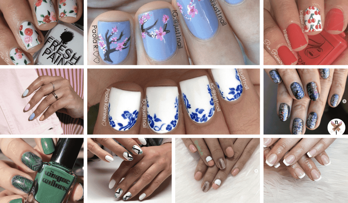 Nail art de printemps