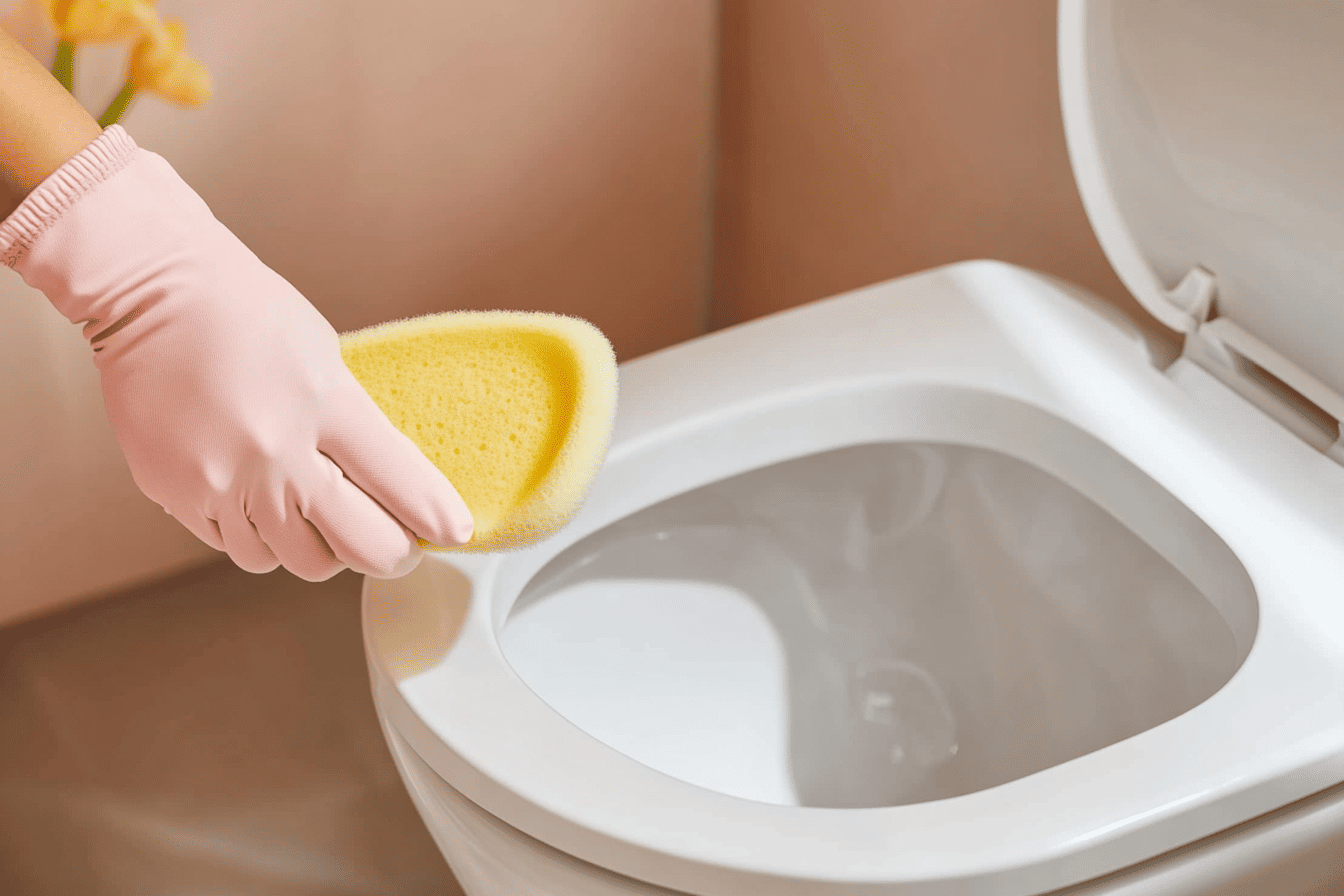 nettoyage cuvette wc jaunie