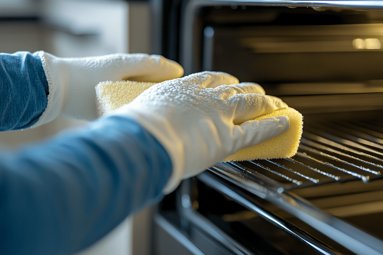 nettoyer la grille du four