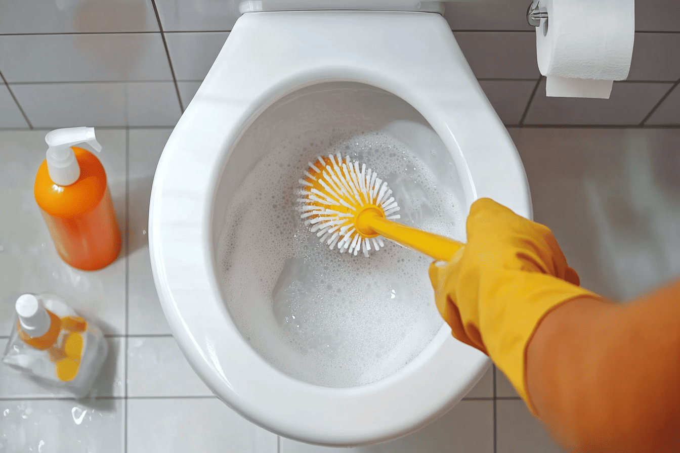 Comment nettoyer le fond des toilettes