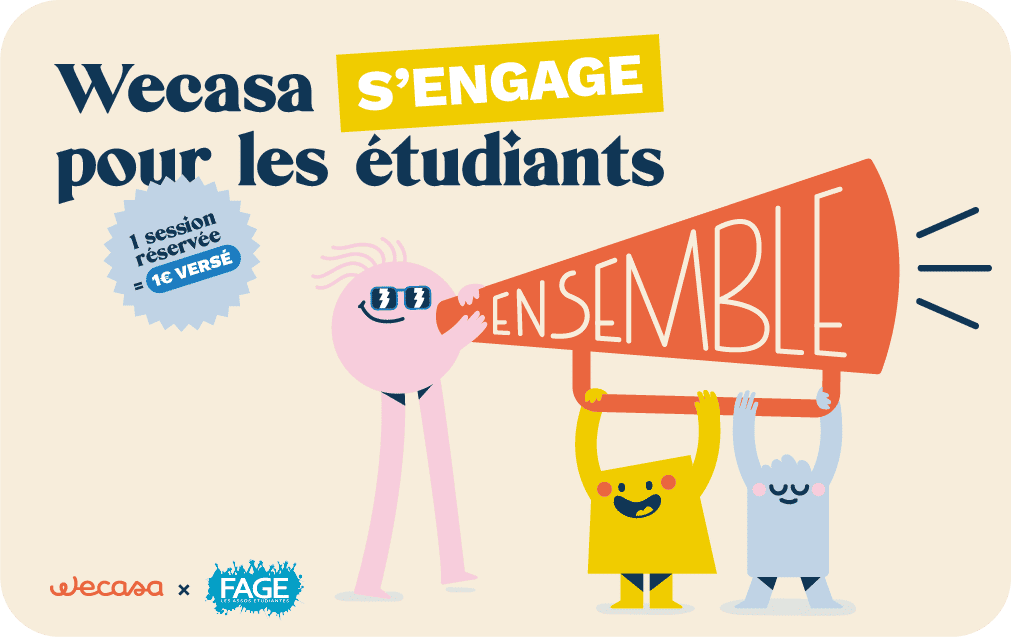 wecasa s'engage pour les etudiants