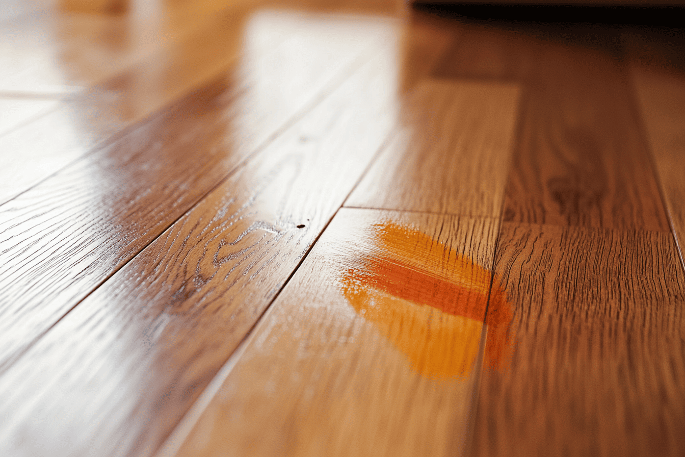 nettoyer une tâche sur un parquet vitrifié