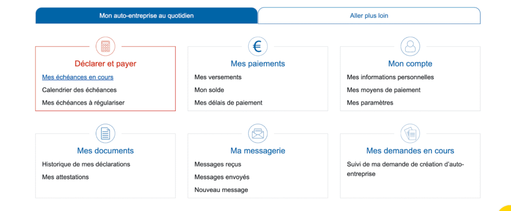 déclaration auto-entrepreneur