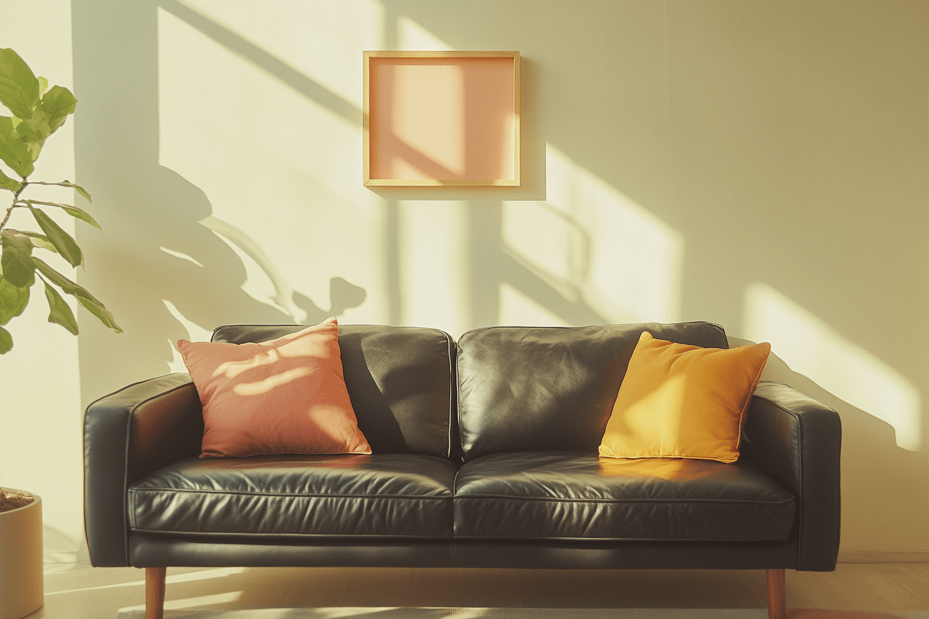 Entretien canapé cuir noir